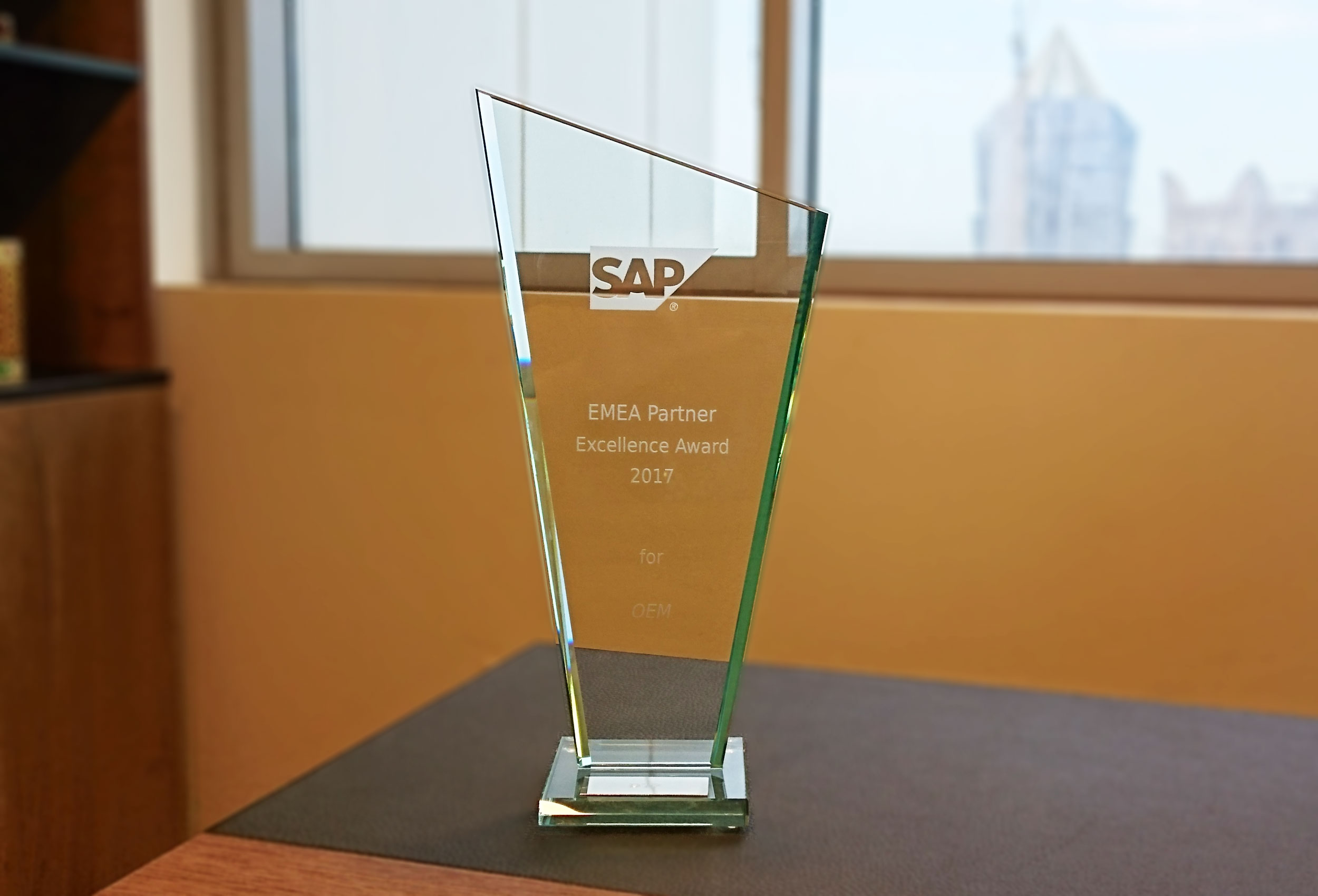 SAP EMEA Partner Excellence Award 2017 for DTP